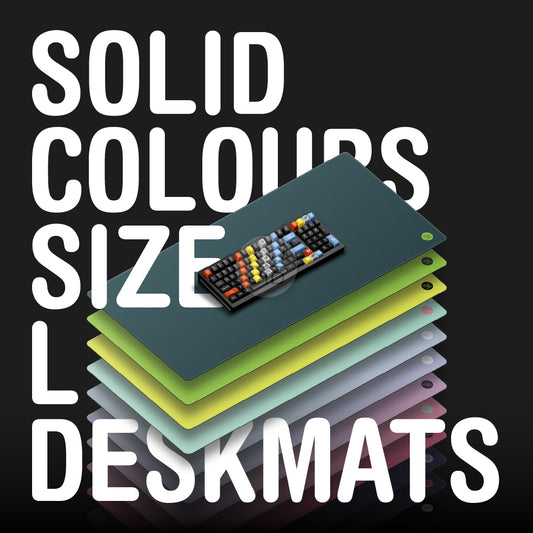 [DESKMAT] Solid Colours | Size L 900mm x 400mm x 3mm