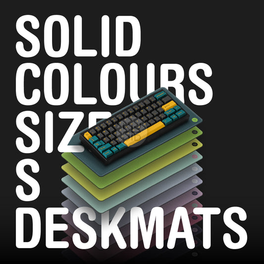 [DESKMAT] Solid Colours | Size S 360mm x 160mm x 3mm