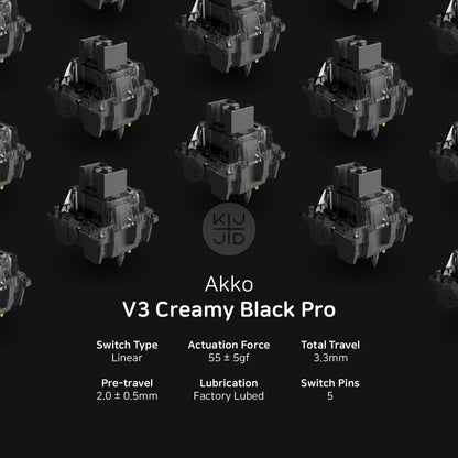 [LINEAR] Akko V3 Creamy Black Pro