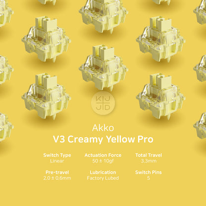 [LINEAR] Akko V3 Creamy Yellow Pro